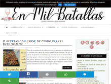 Tablet Screenshot of enmilbatallas.com